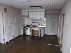杉並区7F Hマンション_キッチン工事前